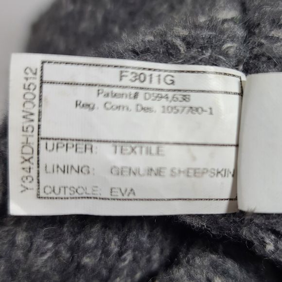 UGG Lattice Cardy Tall Sweater Boot Knit Boot Women's US Size 8 Gray - Picture 10 of 12